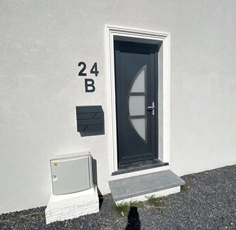 Maison neuve 3 façades, 3 voir 4chs, grand jardin – PEB A
