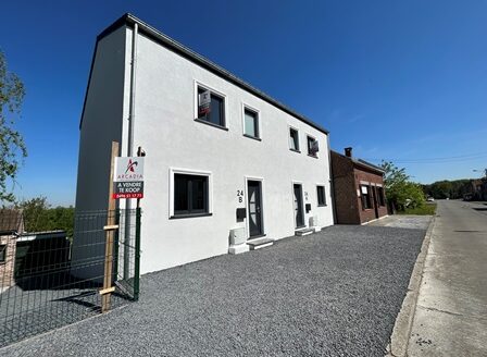 Maison neuve 3 façades, 3 voir 4chs, grand jardin – PEB A
